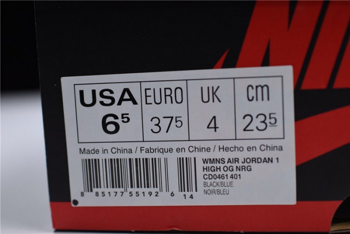 Air Jordan 1 UNC Blue Chill Patent Leather CD0461-401